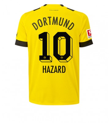 Borussia Dortmund Thorgan Hazard #10 Hjemmedrakt 2022-23 Kortermet